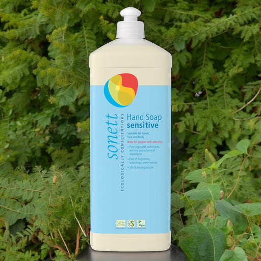 Sonett Organic Hand soap Sensitive 1L (For Sensitive Skin children & Adults)